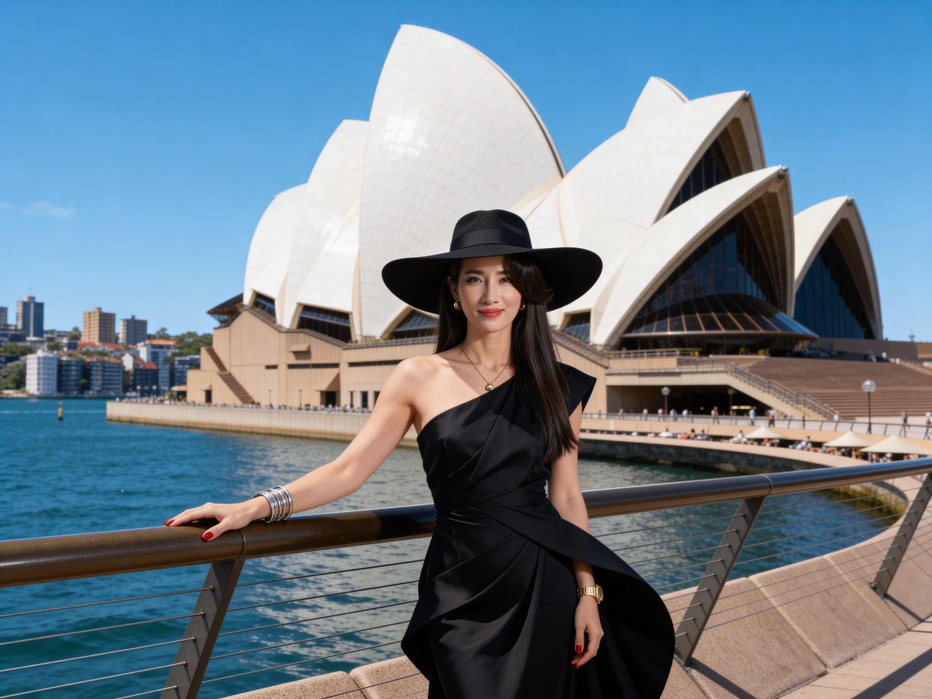 Nhà hát Opera Sydney, váy đen