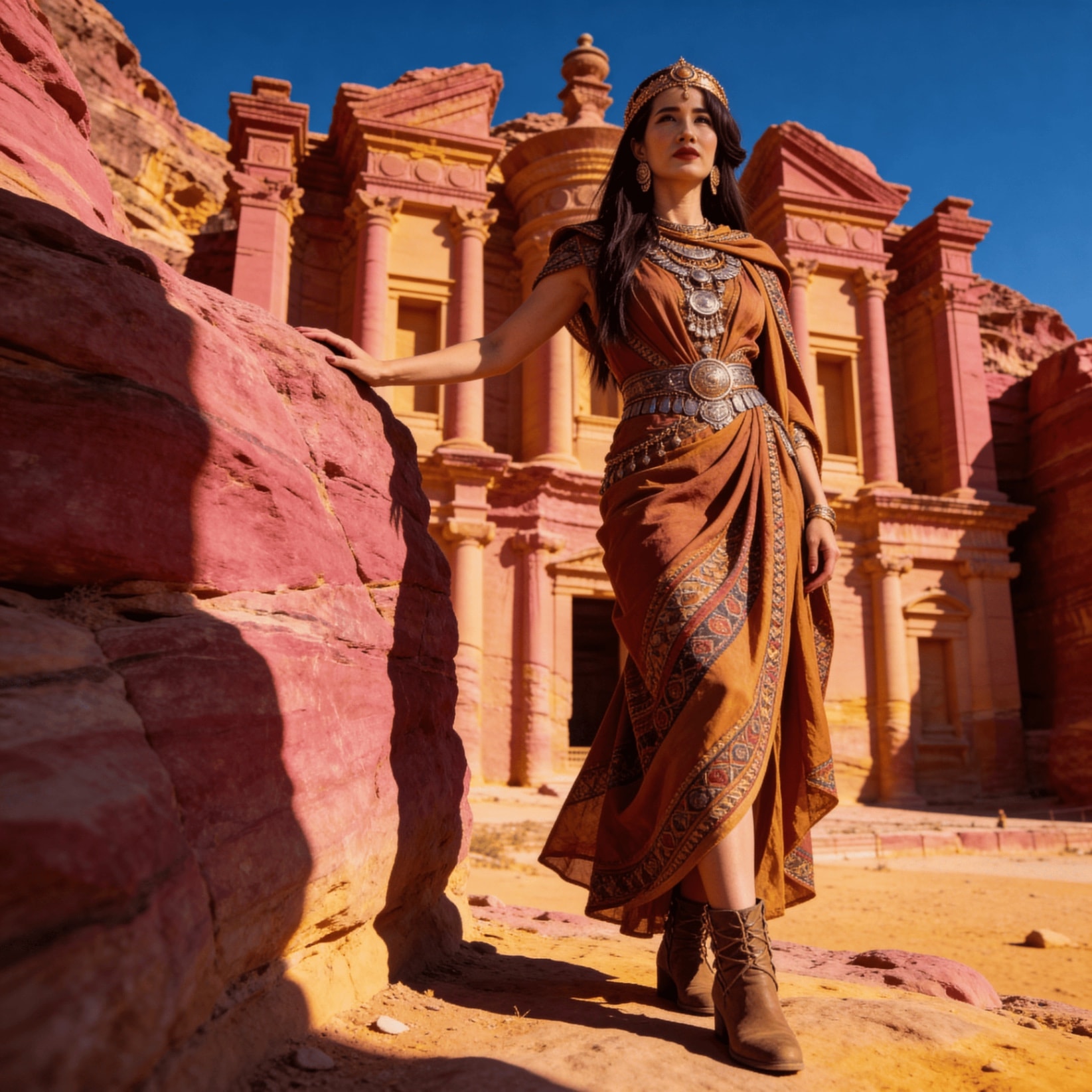 Petra, Jordan, váy đất nung